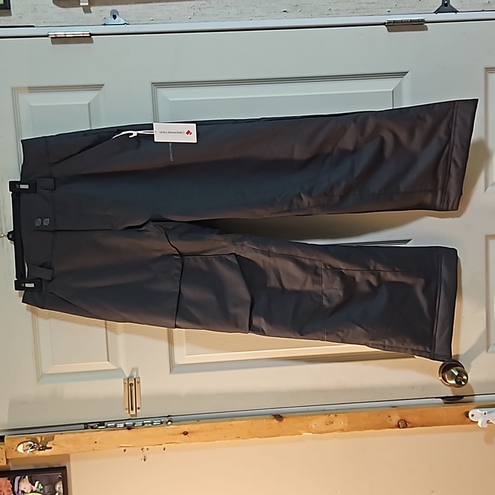 Obermeyer Youth Brisk Snow Pants: GRAY: NEW WITH TAGS: SIZE XL (18)